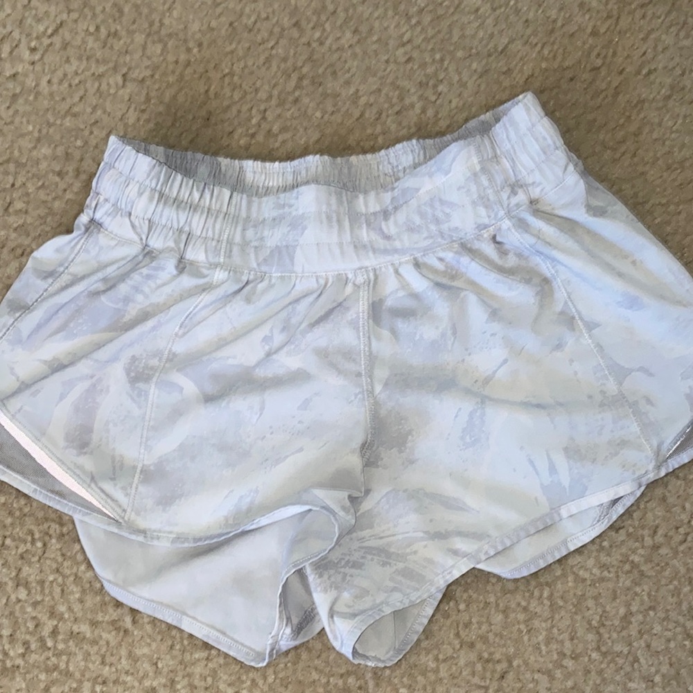 Lululemon 2 inch hotty hot shorts. Worn a couple times in new condition.